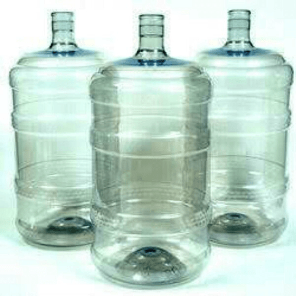 Round Transparent Plastic Water Jar, Capacity: 20Liter