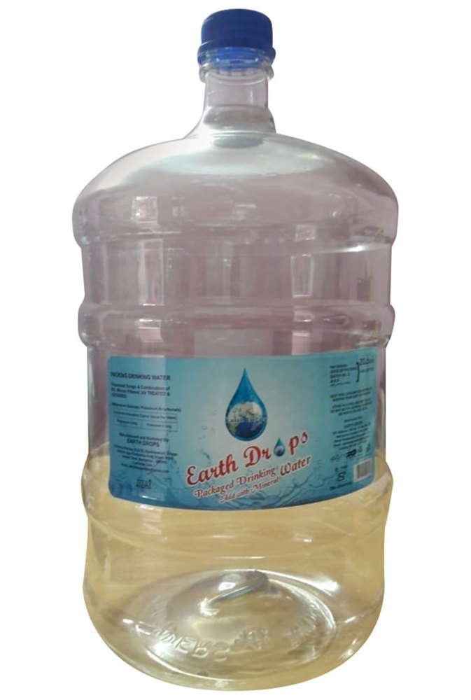 Plastic White 20L can packaged drinking Mineral Water Jar