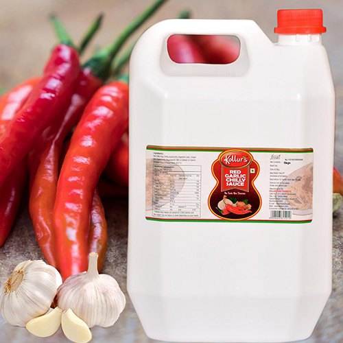 Red Garlic Chilly Sauce, Pack Size: 5 kg HDPE Can