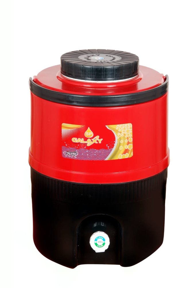 Red and Black Plastic Cool Water Campers 20ltr, Cold Time: 2hour, Capacity: 15L