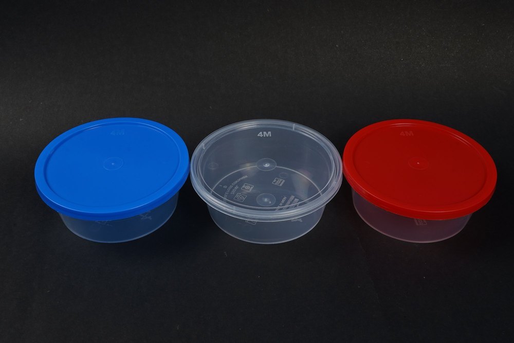 Round White 250 ml Food Container, Weight: 13.5gms, Size/Dimension: Dia110 * 37mm Ht