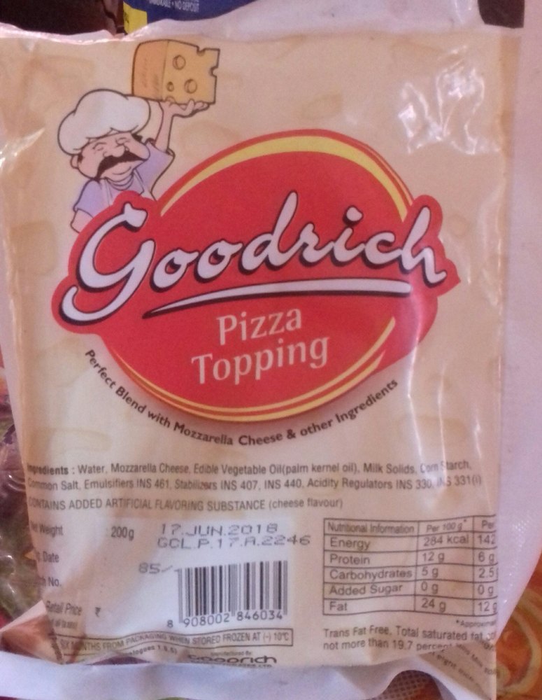 Goodrich Pizza Topping, For Bakery, Packaging Size: 200 Grams img
