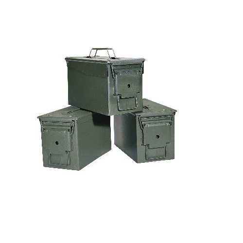 Green Stainless Steel Defence Container