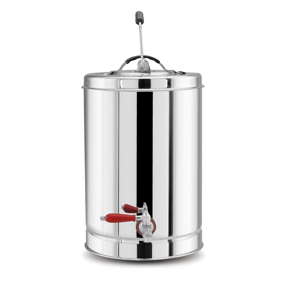 Stainless Steel Tea Container, Capacity: 15 Litre, Size: 15cm (Height)