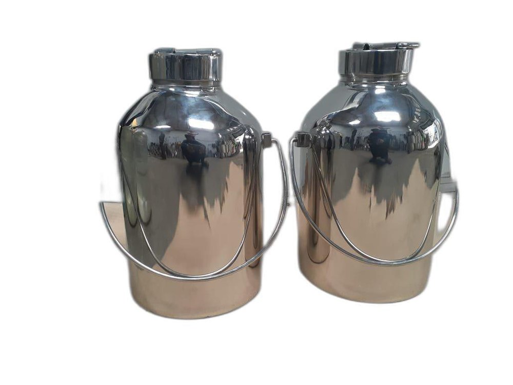 StainleSS Steel SS 316/304 Threaded Container, For Pharma Industry, Material Grade: SS316 And SS304