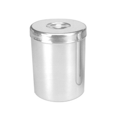 Silver SS Dressing Jar, For Hospital, Clinics, Material Grade: SS308