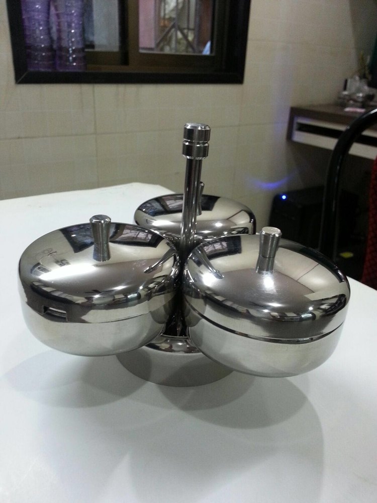 Stainless Steel Revolving Pickle Stand