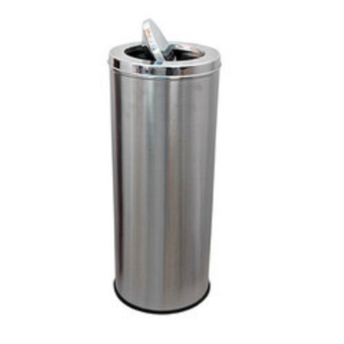 Stainless Steel Silver Swing Bin