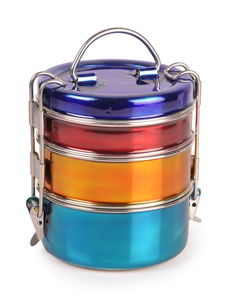 Brand-1 Col Tiffin Box, Size: Size-1