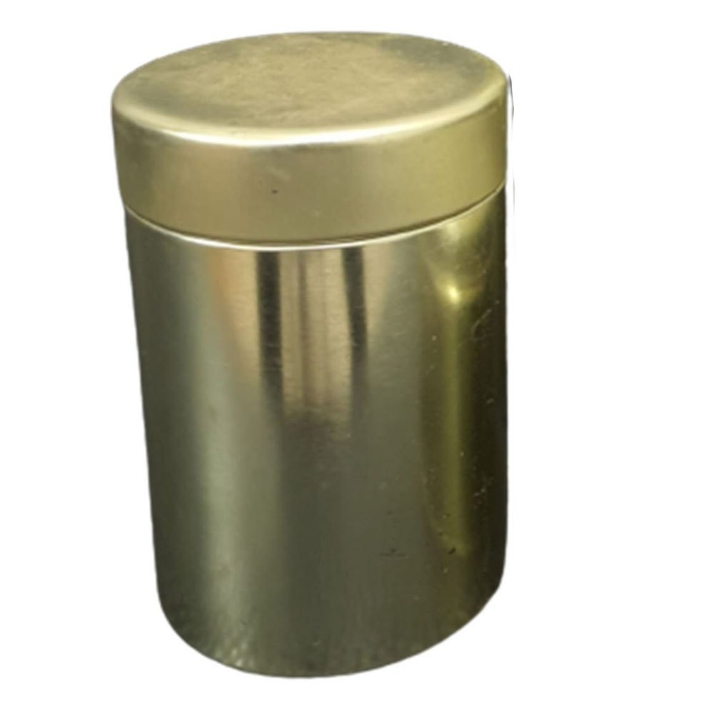 Round 500gm Aluminium Tea Tin Can, For Food Packaging