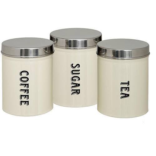 Tin Air Tight Canisters, Round, Customisation Available