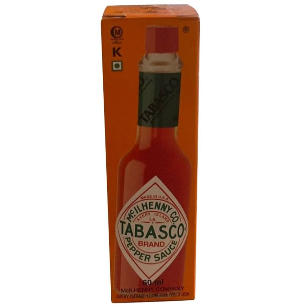 60ml Tabasco Pepper Sauce, Packaging Type: Bottle