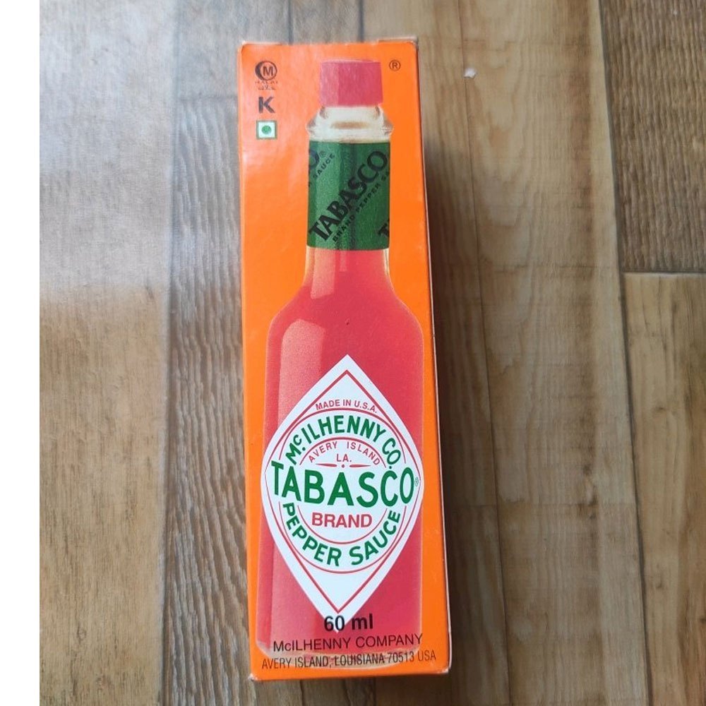 Tabasco Pepper Sauce, Packaging Type: Box, Packaging Size: 60 ml
