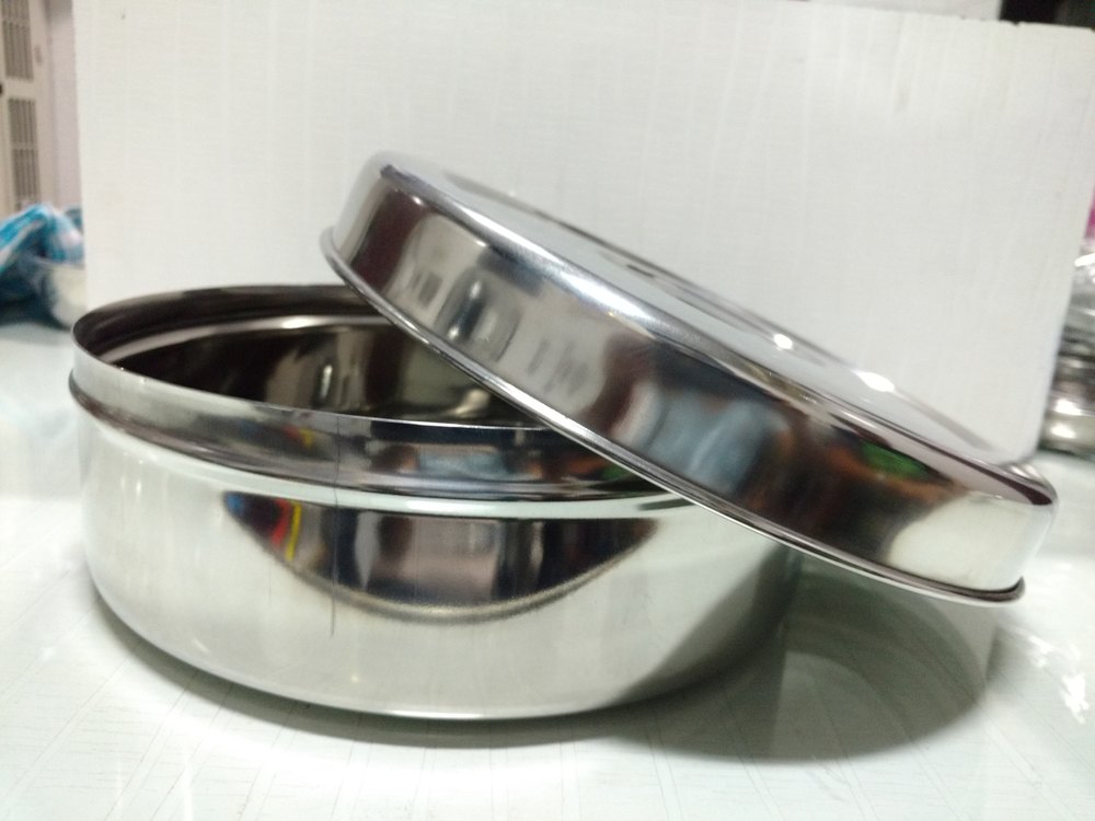 Cerron SS Stainless Steel Spice Box, For Home, Shape: Circular img