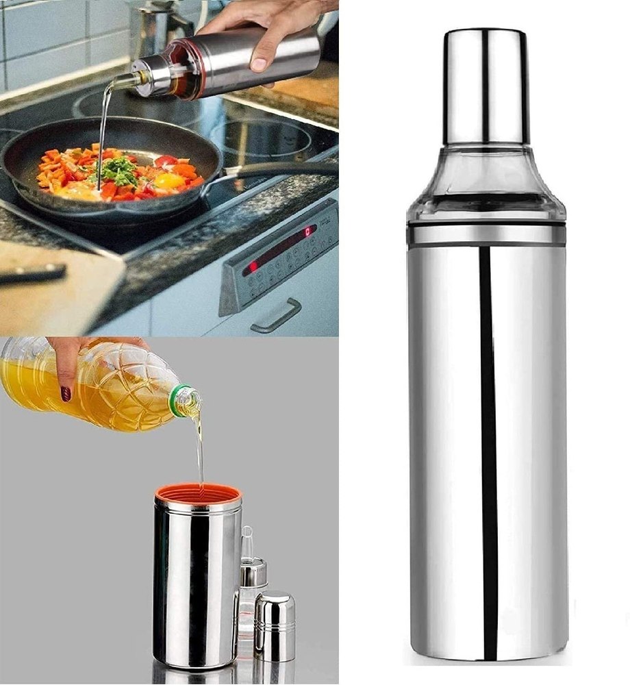 Fulminare Stainless Steel Oil Pot And Dispenser, For House Hold