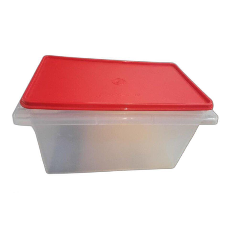 Air Tight Red/White 1100ml Tupperware Grocery Container, For Home, Size: 92mm X 91.5mm X 306mm