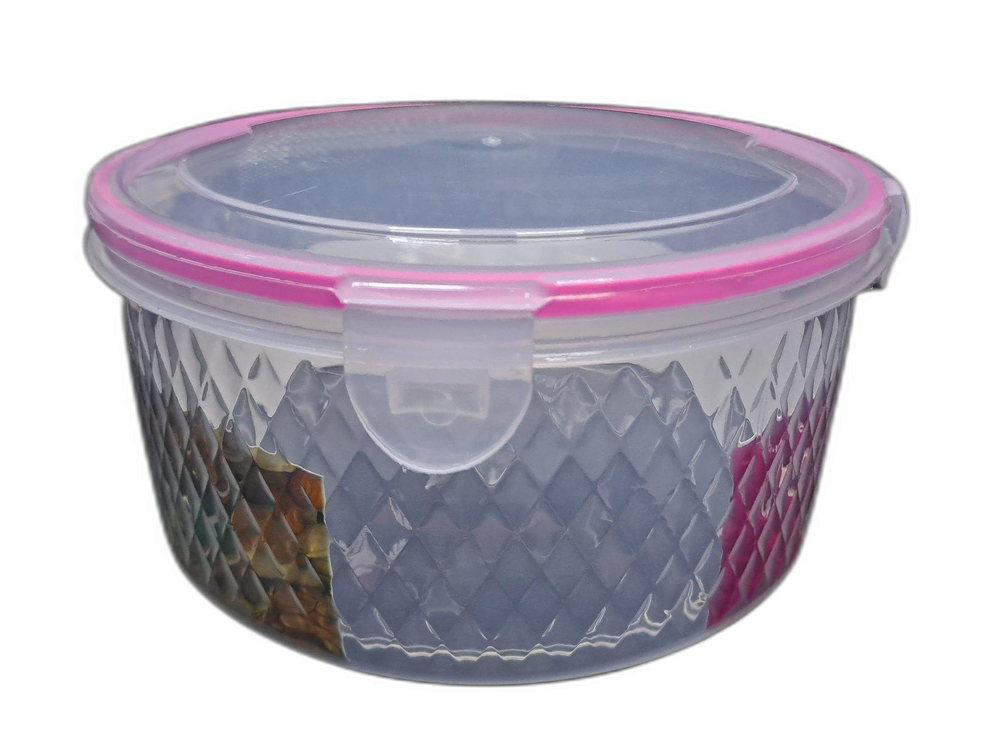 Round Tupperware Plastic Container, For Kithen, Capacity: 750ml