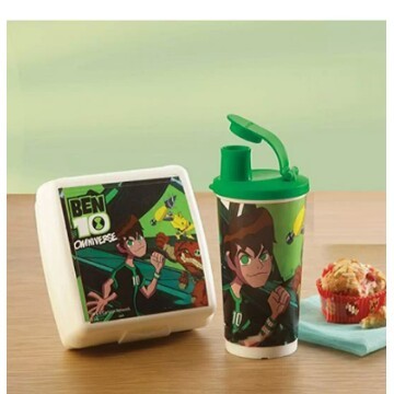 White Tupperware Ben10 Sandwich Keeper, Capacity: 350