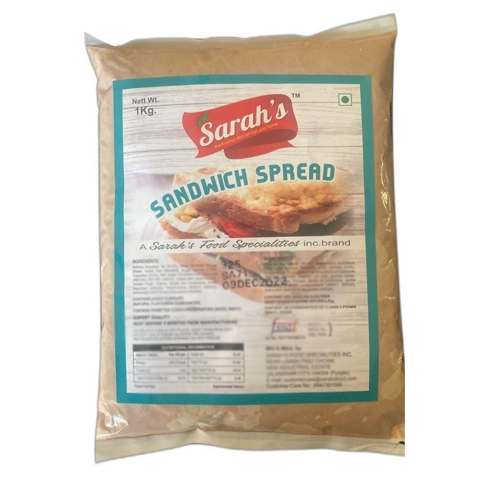 Sandwich Spread, Packaging Size: 1 kg, Packaging Type: Packet