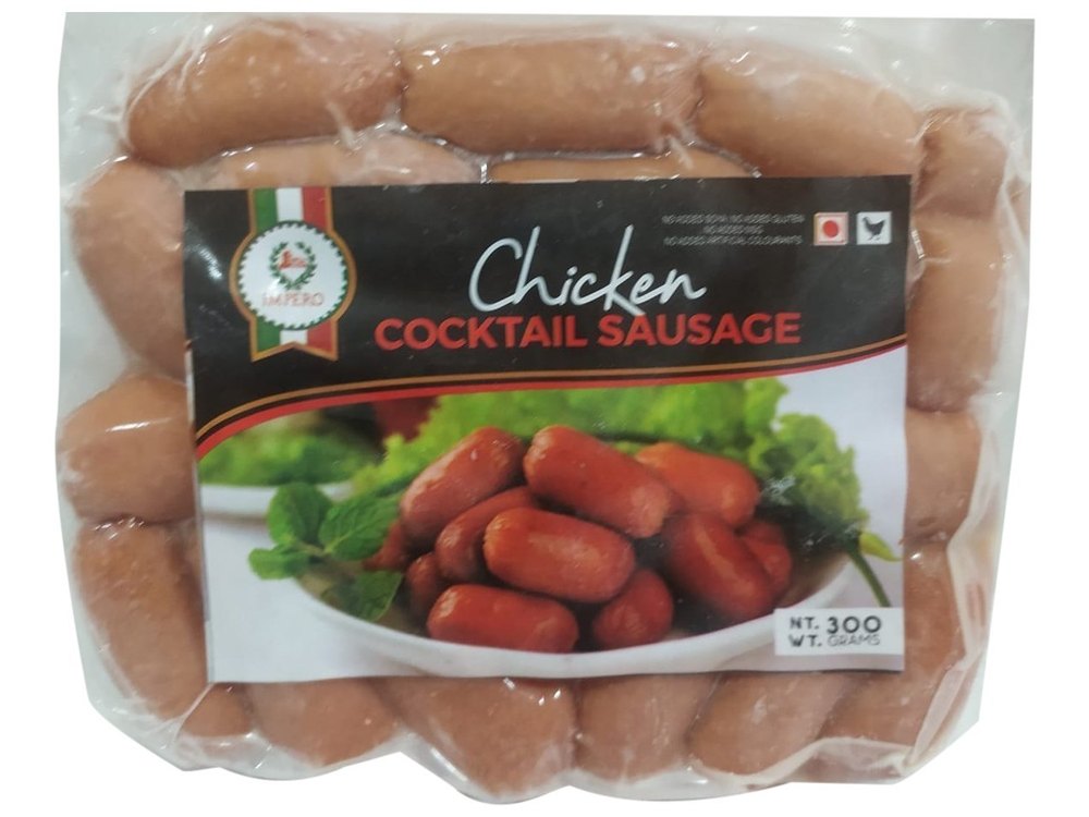 Impero Chicken Cocktail Sausage, Packaging Type: Packet, Packaging Size: 300 Gm