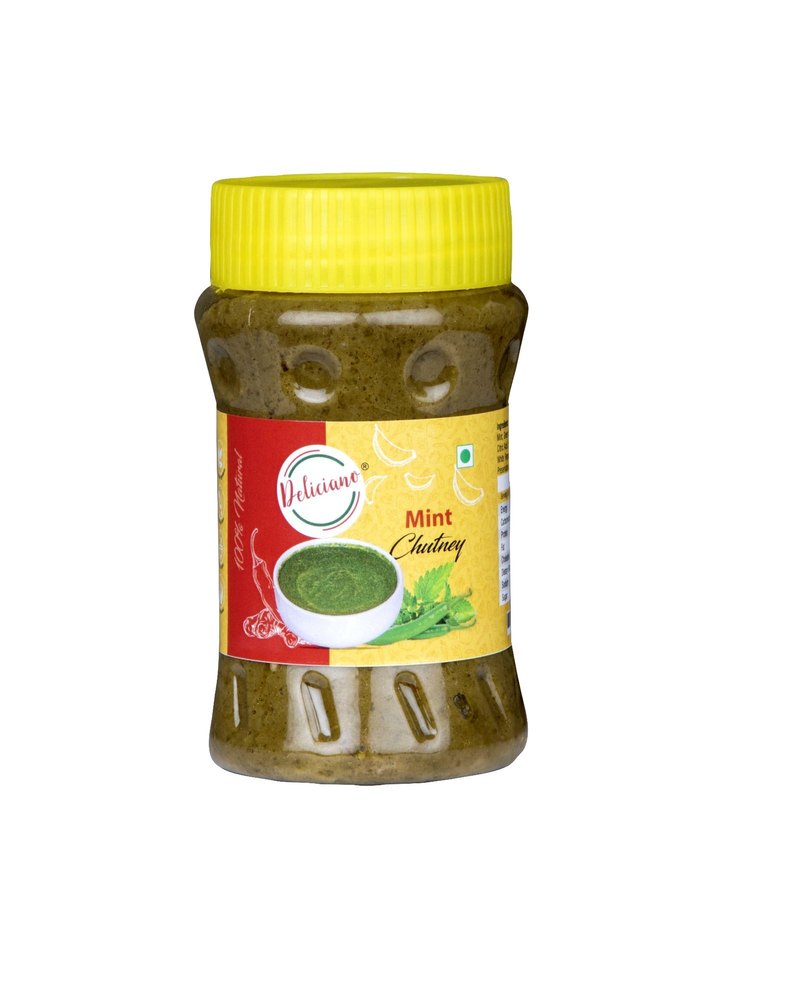 Deliciano Mint Chutney, Packaging Size: 200g