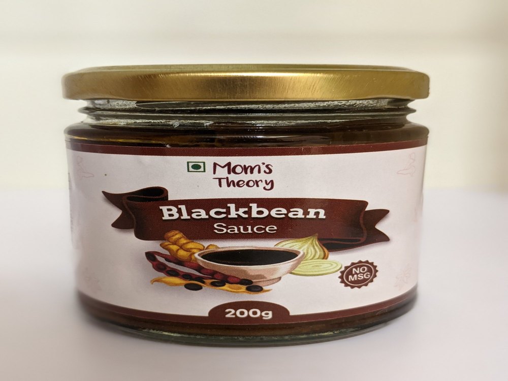 Moms Theory Black Bean Sauce, Packaging Size: 200 Grams img