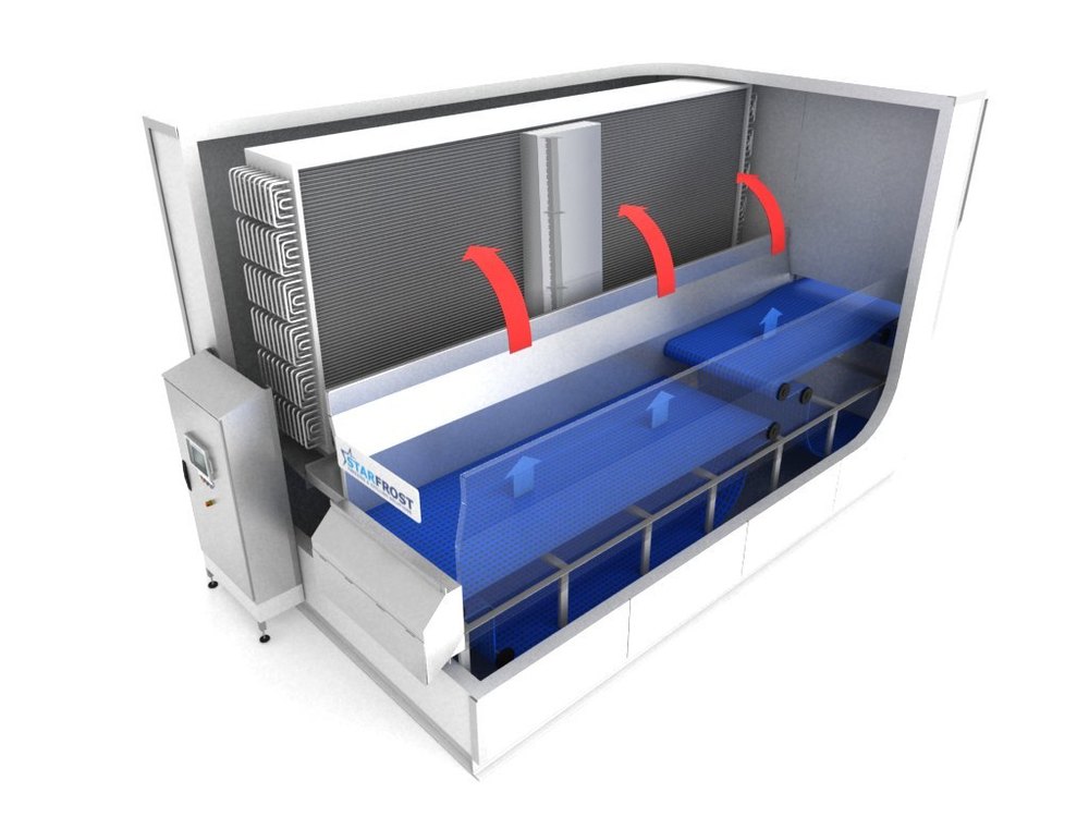 Capacity: 100 Kg to 2000 Kg Iqf Individual Quick Freezer