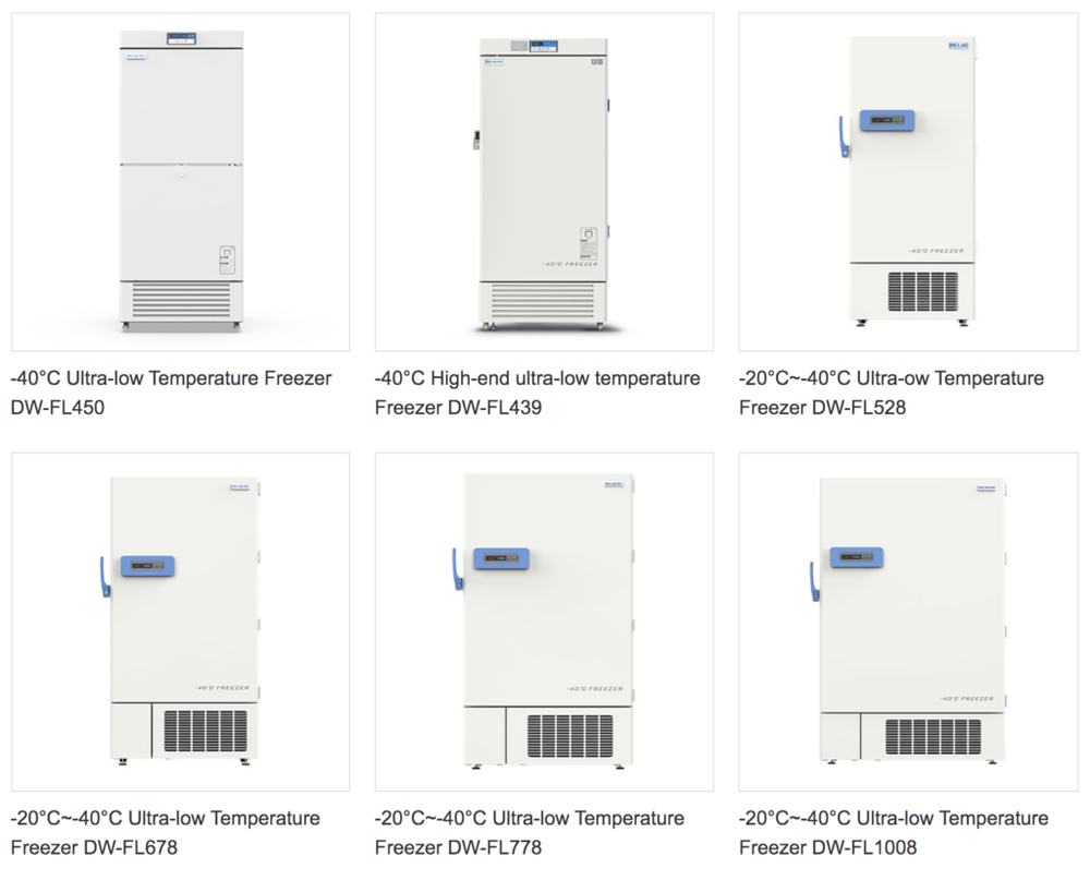 Blue star Low Temperature Freezers