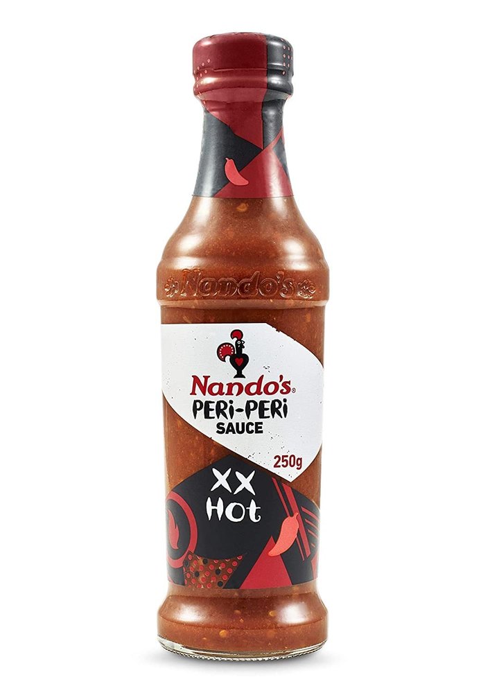 Nando\'s Hot Peri Peri Sauce, Packaging Size: 250g, Packaging Type: Bottle