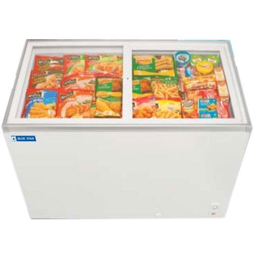 Blue Star Glass Top Deep Freezer