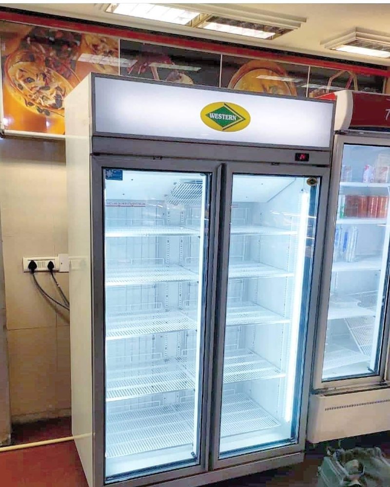 White Supermarket Refrigerator Showcase, For Commercial, 0 To 8