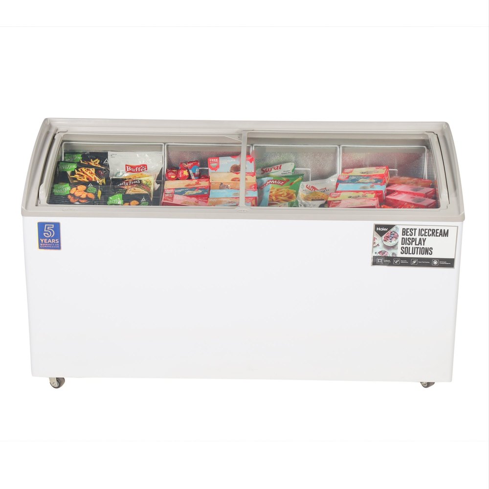 HCF 551FGTQ Haier Glass Top Deep Freezer, Less Than -18