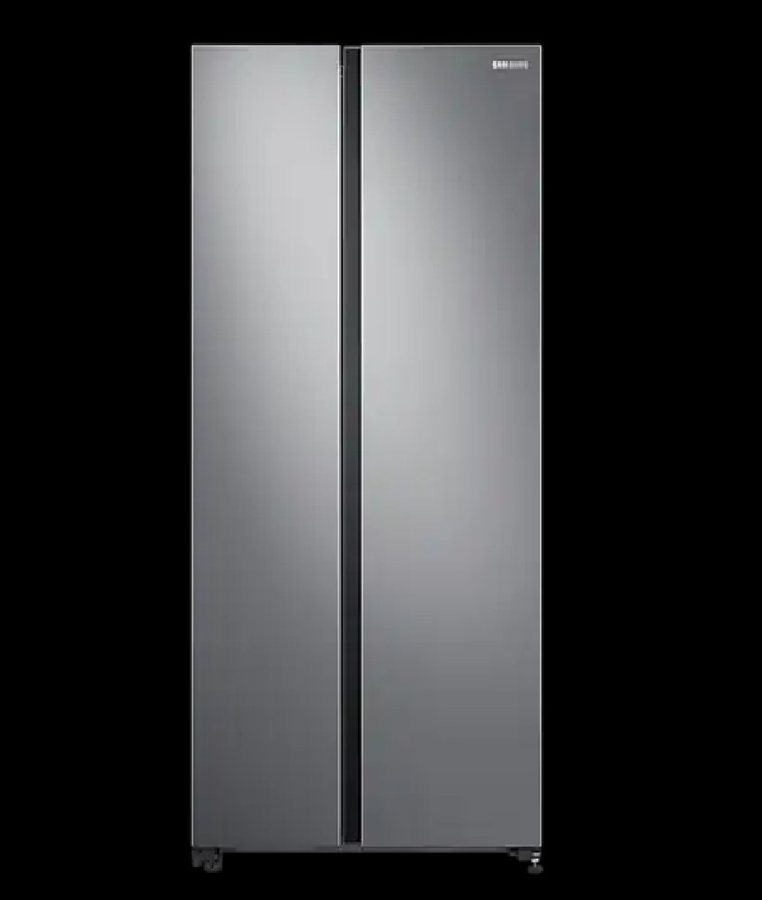 Silver Samsung RS72R5001M9 Side By Side Door Refrigerator