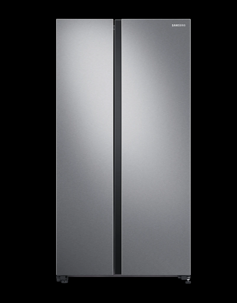 Gray Samsung RS72R5011SL Refrigerator, Side by Side