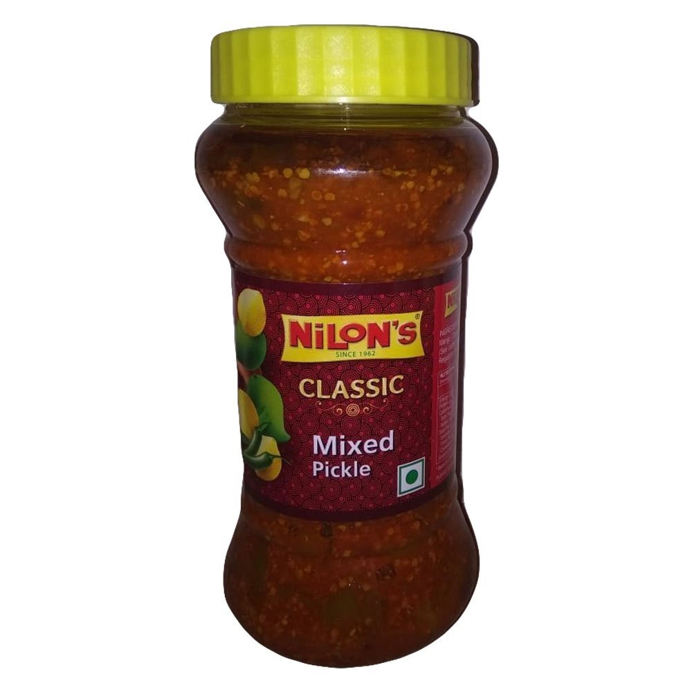 Mix Veg 475gm Nilons Classic Mixed Pickle, Packaging Type: Plastic Jar