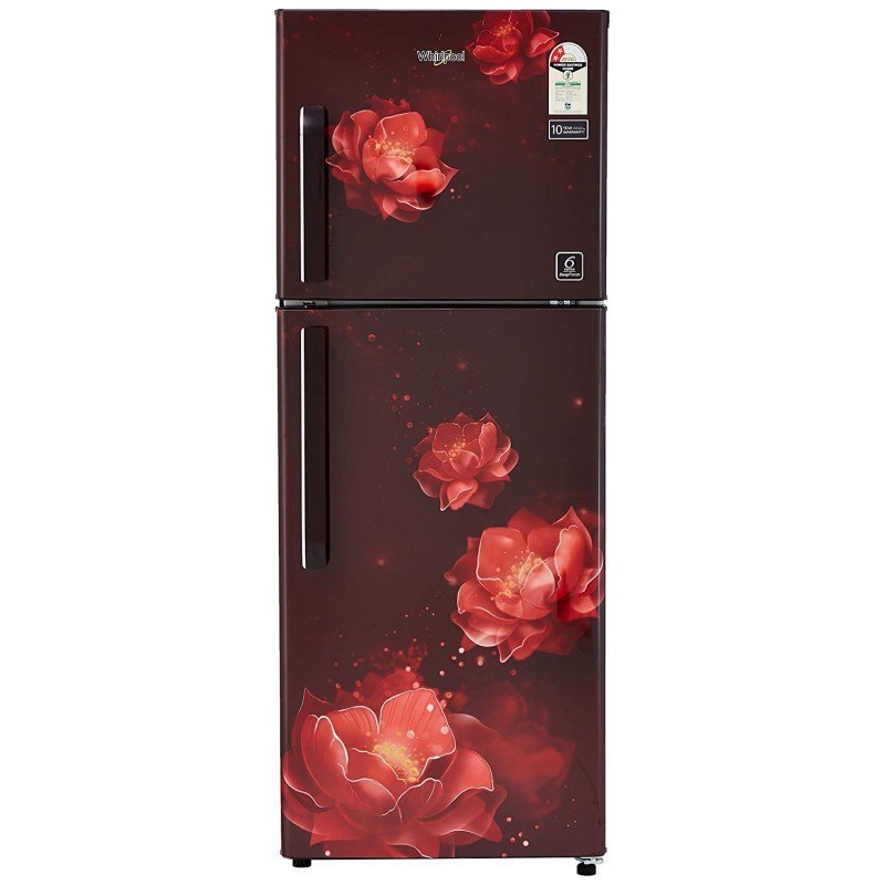 Red Whirlpool 245 L 2 Star Frost-Free Double Door Refrigerator, Model Name/Number: Neofresh 258h Roy