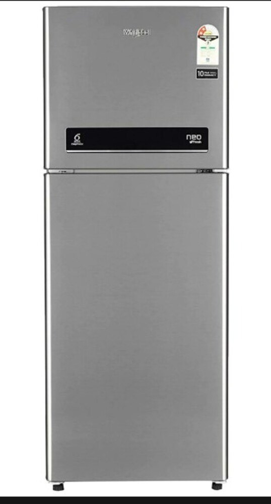 Gray Whirpool Double Door Fridge