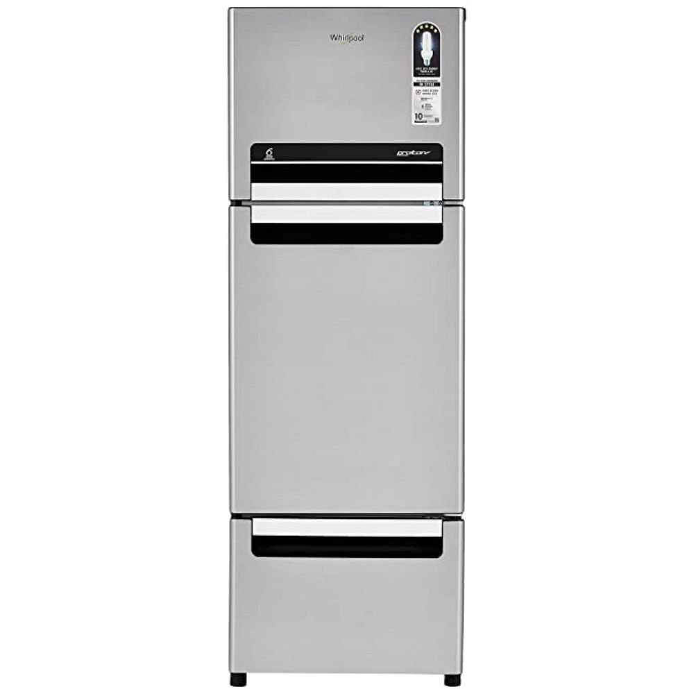 Silver Whirlpool 240L Multi-Door Refrigerator, Double Door