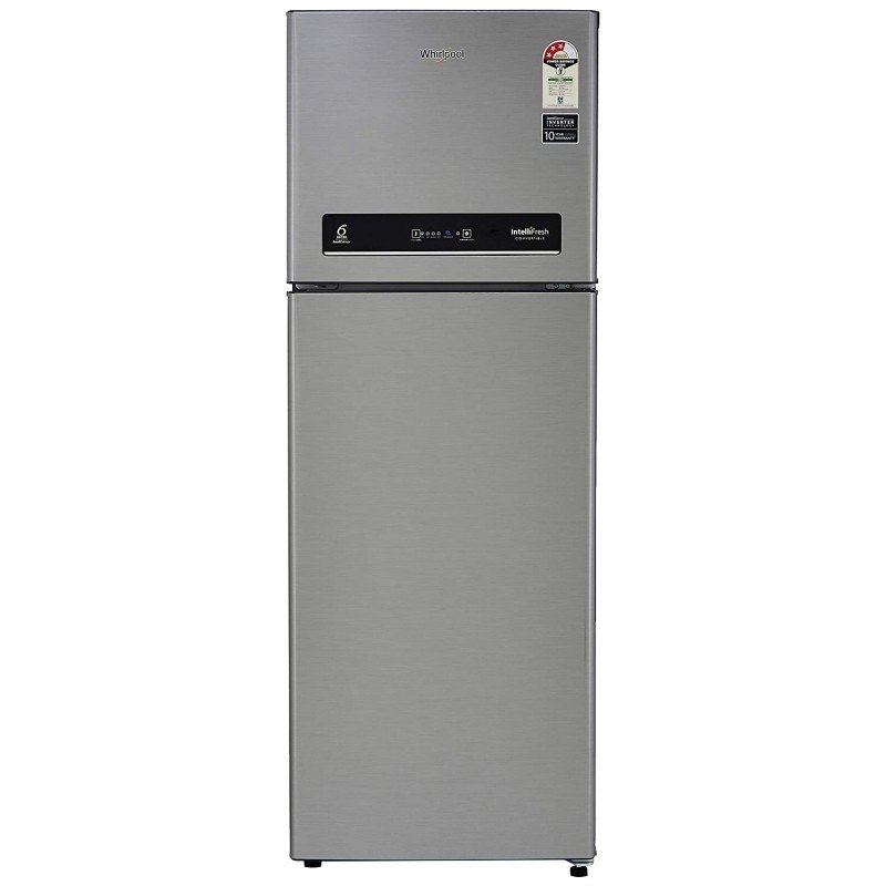 Gray Whirlpool 265 L 3 Star Inverter Frost-Free Double Door Refrigerator