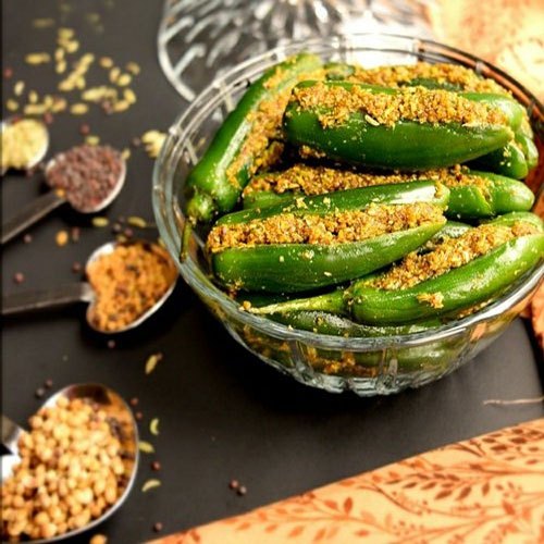 Green Chilli Pickle, Packaging Type: Bottle And Jar