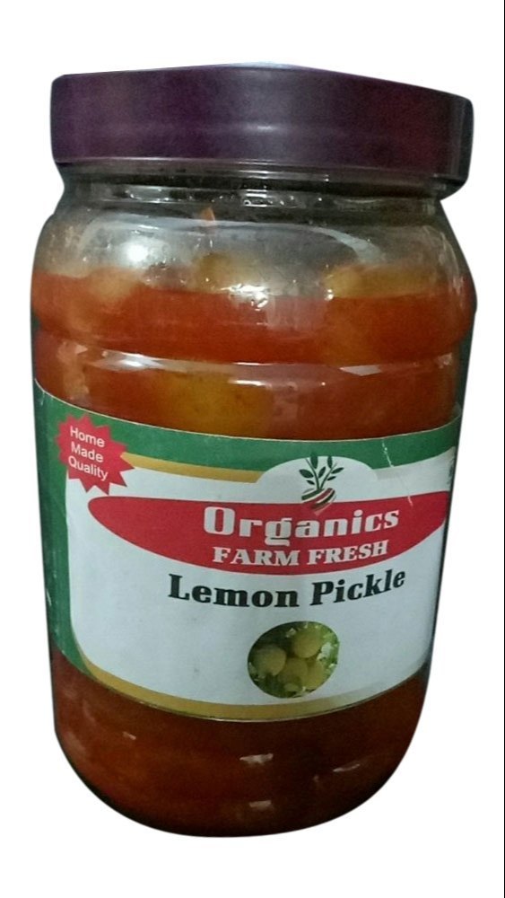 Sweet Organic Lemon Pickle, Packaging Type: Jar