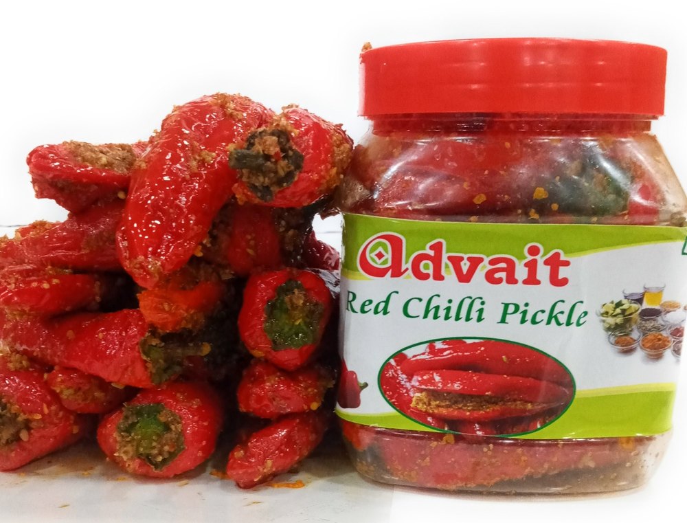 Spicy Red Chillies Pickle, Packaging Type: Box