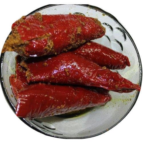 Spicy Stuffed Red Chilli Pickle