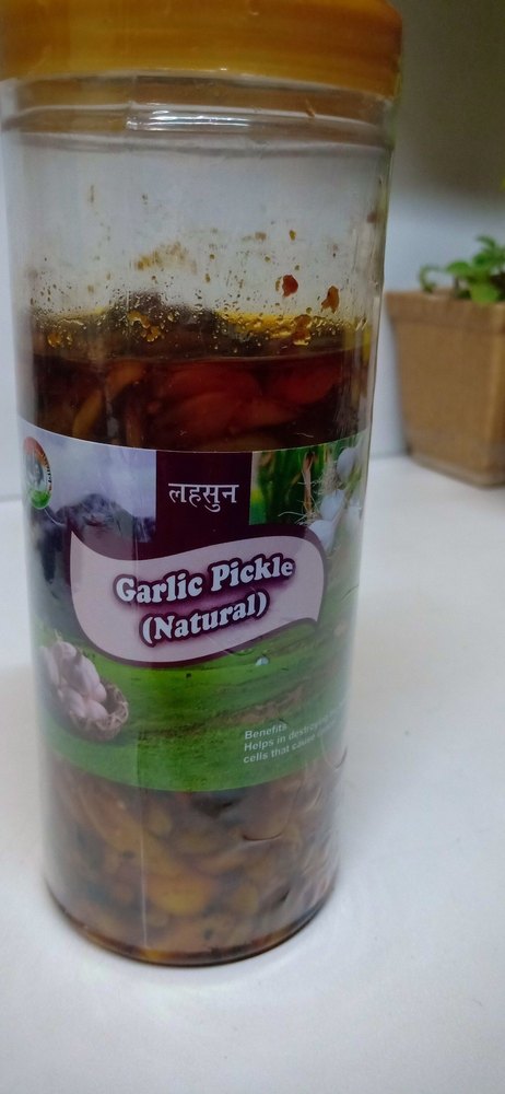 Natural only Gavyaamritam Garlic Pickle, Packaging Type: Plastic Jar, Packaging Size: 400gm