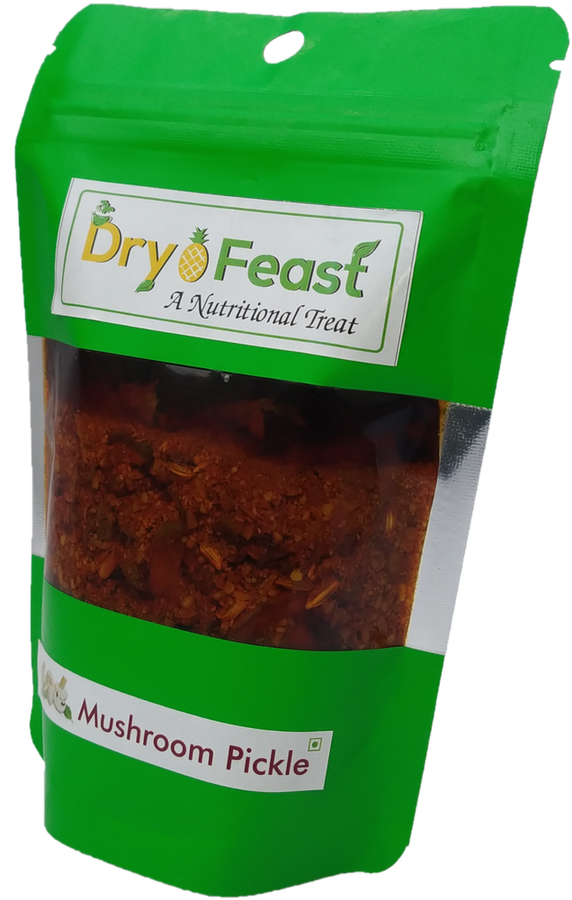 Dry O Feast Mushroom Pickle, Packaging Type: Packet, Packaging Size: 1kg