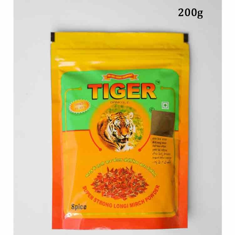 Tiger Longi Mirch Powder (Bird Eye Chili) For Dankoli 200 g