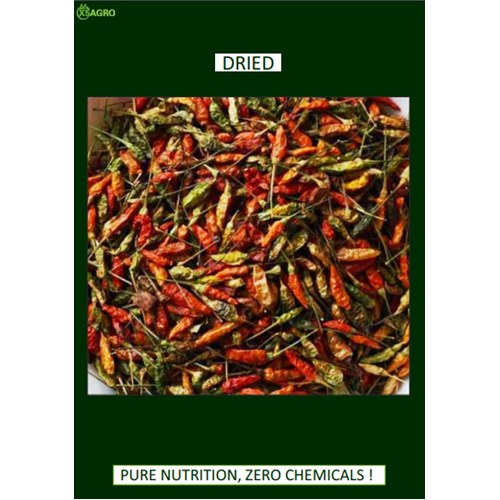 A Grade Red 100% Natural Bird Chilli Eye, Packaging Type: Net Bag, Packaging Size: 1 KG