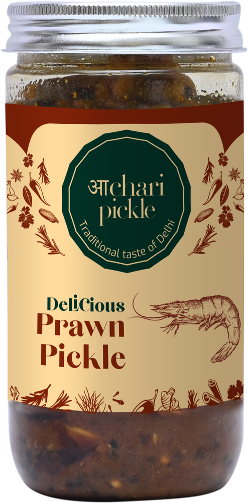 Spicy Prawn Pickle, Packaging Type: Box, Packaging Size: 400 Gm img