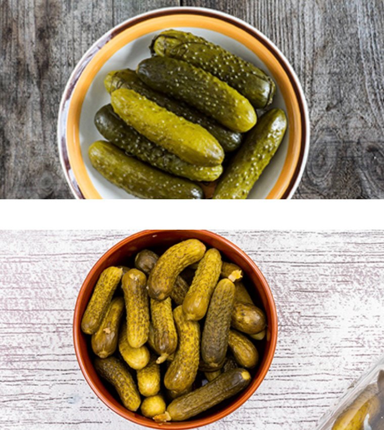 Gherkins In Vinegar/Acetic Acid/Brine