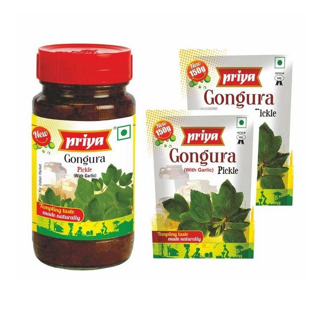 Priya 150g Gongura (With Garlic) Pickles img